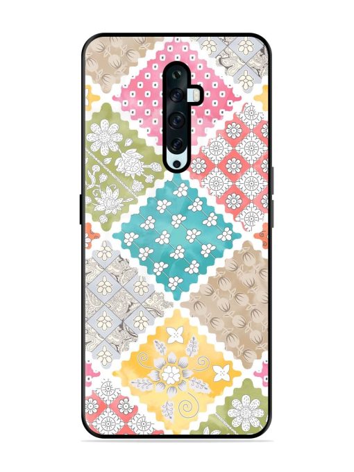 Patchwork Dreamscape Glossy Soft Edge Case for Oppo Reno 2Z Chachhi