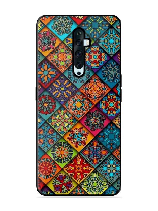 Patchwork Mandala Mosaic Glossy Soft Edge Case for Oppo Reno 2Z Chachhi