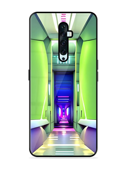 Neon Corridor Glossy Soft Edge Case for Oppo Reno 2Z Chachhi