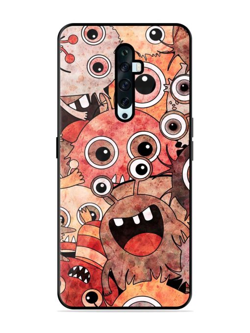 Monster Mash Glossy Soft Edge Case for Oppo Reno 2Z Chachhi