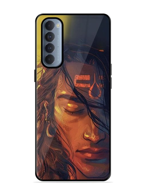 Tranquil Shiva Glossy Soft Edge Case for Oppo Reno 4 Pro Chachhi