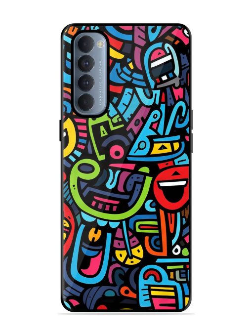 Doodlephoria Glossy Soft Edge Case for Oppo Reno 4 Pro Chachhi