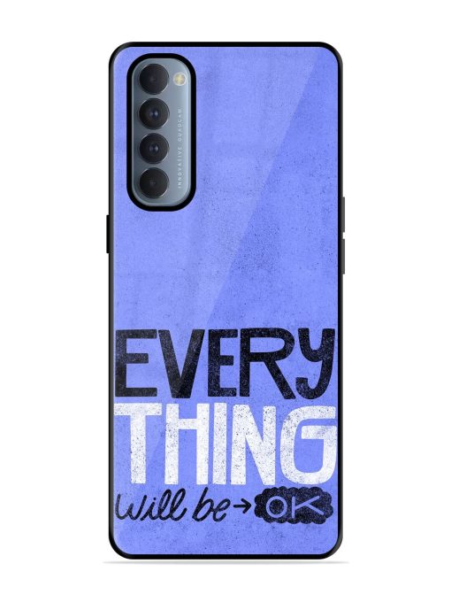 Hopeful Hues Glossy Soft Edge Case for Oppo Reno 4 Pro Chachhi