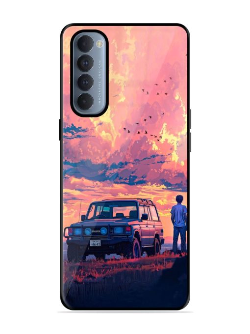 Solitude'S Horizon Glossy Soft Edge Case for Oppo Reno 4 Pro Chachhi