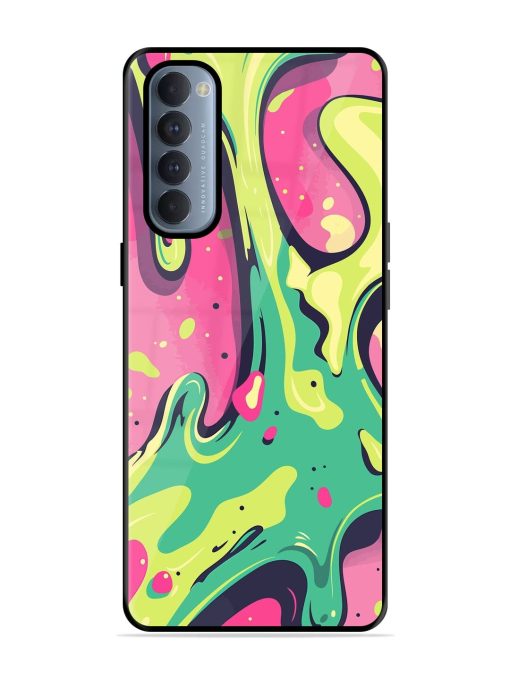 Gooey Grooves Glossy Soft Edge Case for Oppo Reno 4 Pro Chachhi