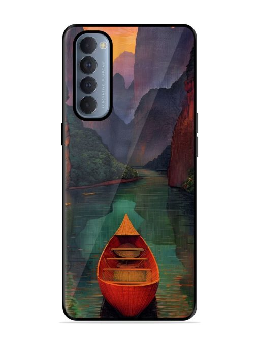 Serene Passage Glossy Soft Edge Case for Oppo Reno 4 Pro Chachhi