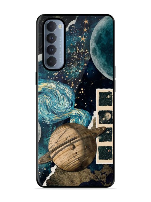 Celestial Tapestry Glossy Soft Edge Case for Oppo Reno 4 Pro Chachhi