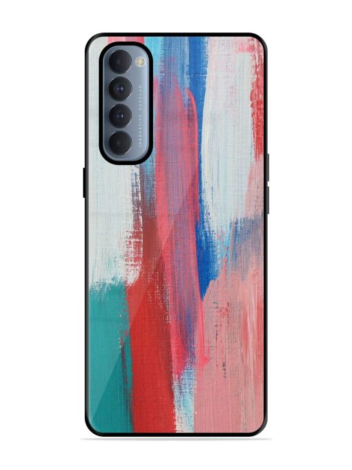 Colorful Chaos Glossy Soft Edge Case for Oppo Reno 4 Pro Chachhi