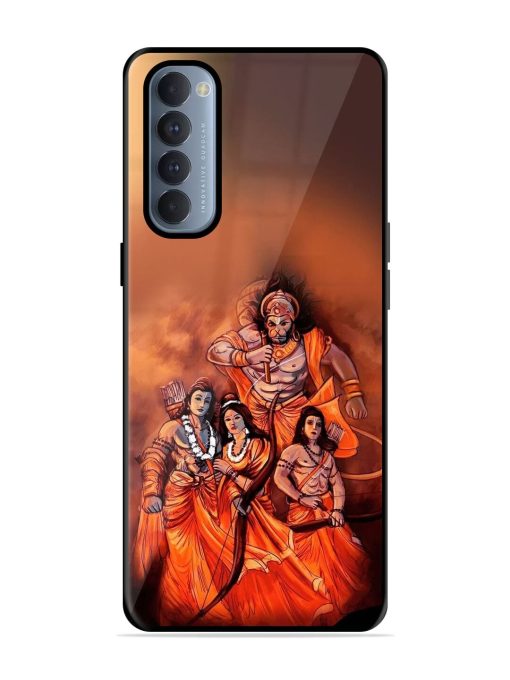 Sita Ram Glossy Soft Edge Case for Oppo Reno 4 Pro Chachhi