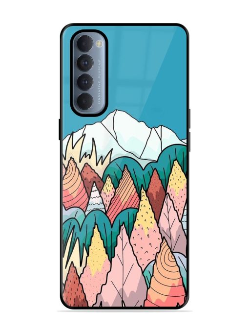 Mountain Dreamscape Glossy Soft Edge Case for Oppo Reno 4 Pro Chachhi