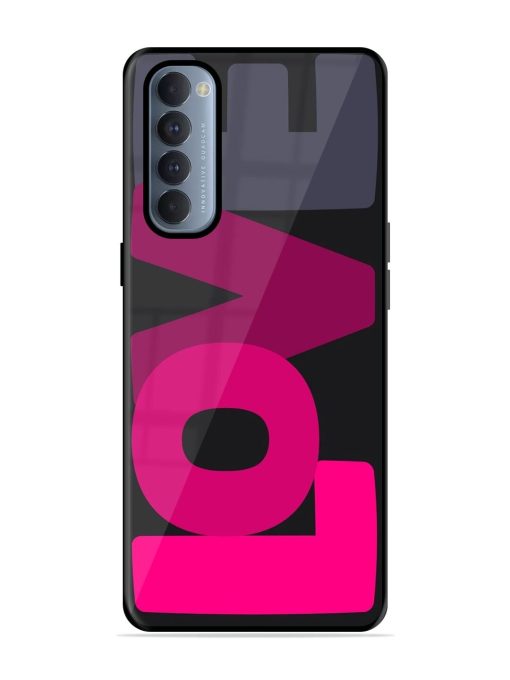 Pixelated Pastel Glossy Soft Edge Case for Oppo Reno 4 Pro Chachhi