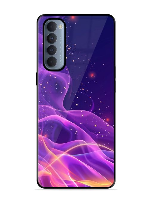 Cosmic Currents Glossy Soft Edge Case for Oppo Reno 4 Pro Chachhi