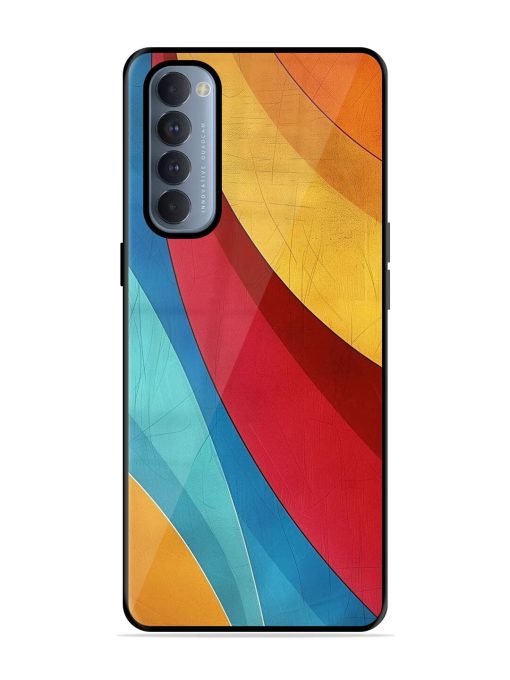 Curving Canvas Glossy Soft Edge Case for Oppo Reno 4 Pro Chachhi