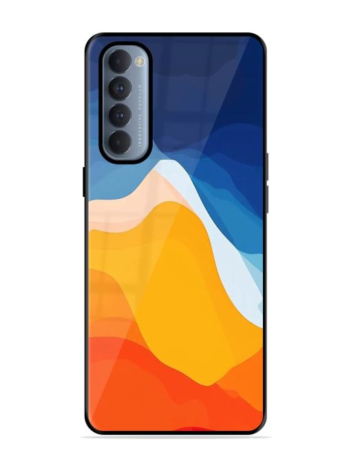 Liquid Landscape Glossy Soft Edge Case for Oppo Reno 4 Pro Chachhi