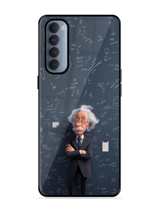 Albert Einstein Glossy Soft Edge Case for Oppo Reno 4 Pro Chachhi