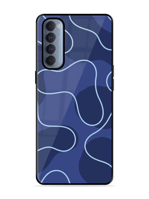 Midnight Maze Glossy Soft Edge Case for Oppo Reno 4 Pro