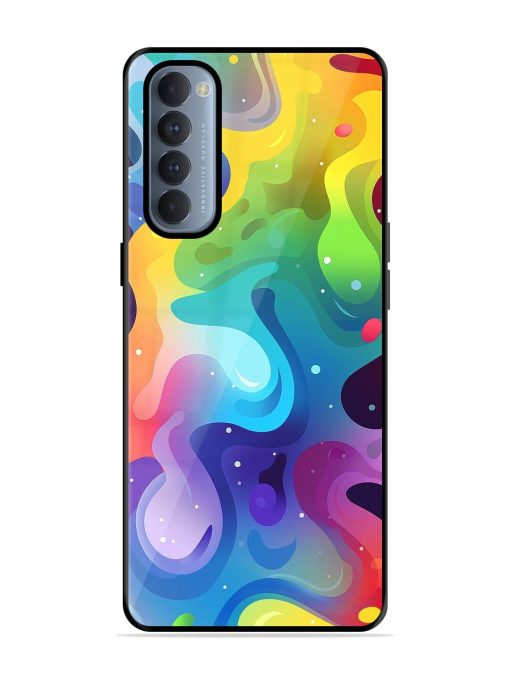 Rainbow River Glossy Soft Edge Case for Oppo Reno 4 Pro Chachhi