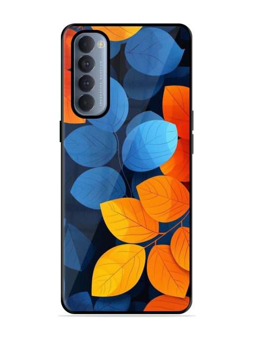 Autumn'S Contrast Glossy Soft Edge Case for Oppo Reno 4 Pro Chachhi