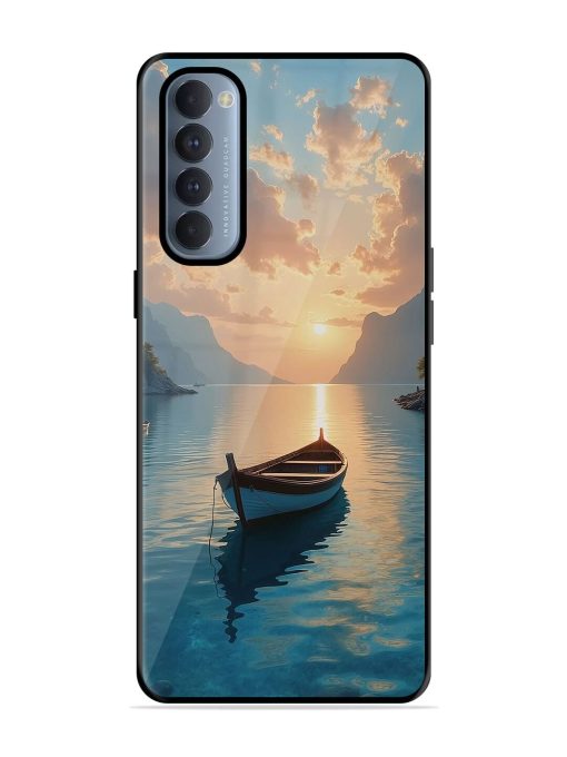 Serene Sunset Glossy Soft Edge Case for Oppo Reno 4 Pro Chachhi