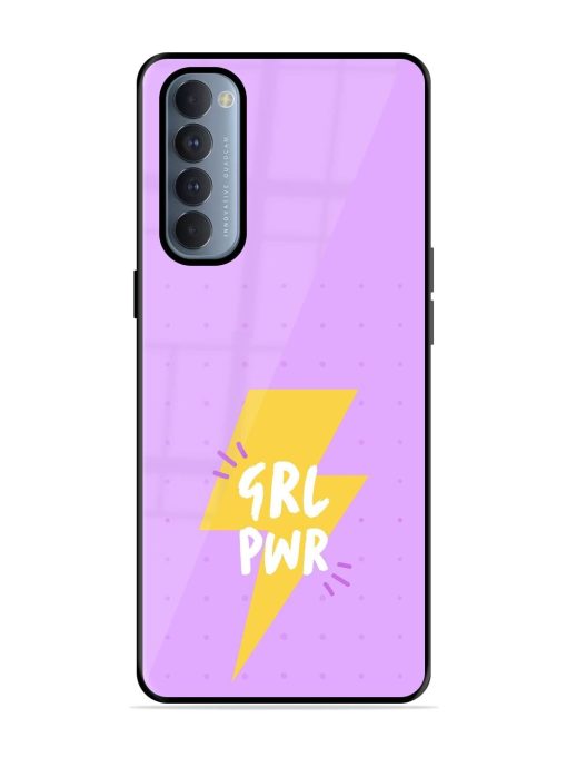 Girl Power Spark Glossy Soft Edge Case for Oppo Reno 4 Pro Chachhi