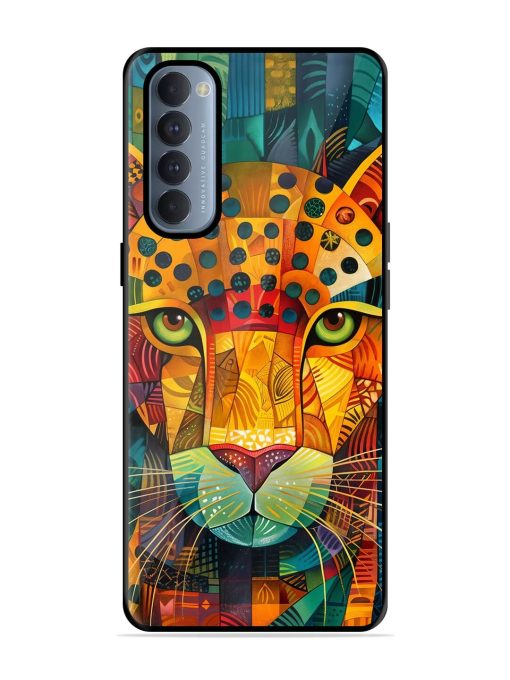 Mosaic Majesty Glossy Soft Edge Case for Oppo Reno 4 Pro Chachhi