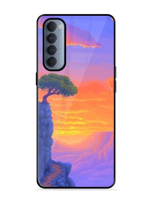 Cliffside Solitude Glossy Soft Edge Case for Oppo Reno 4 Pro Chachhi