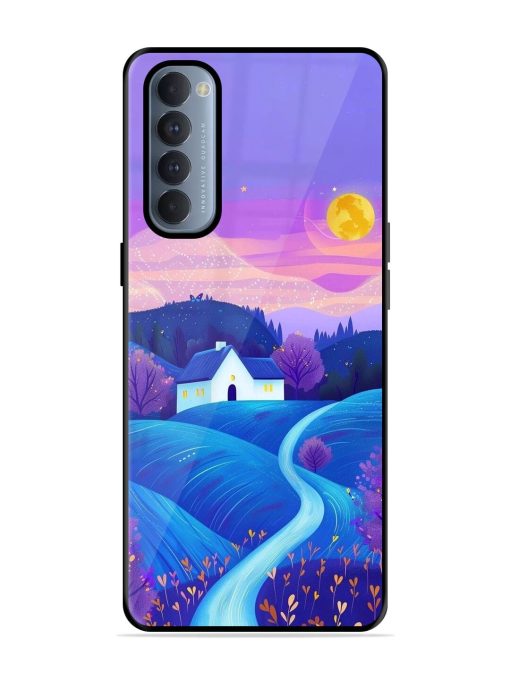 Moonlit Meadow Glossy Soft Edge Case for Oppo Reno 4 Pro Chachhi