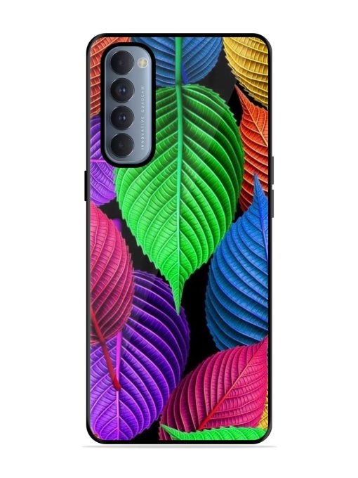 Rainbow Leaf Symphony Glossy Soft Edge Case for Oppo Reno 4 Pro Chachhi