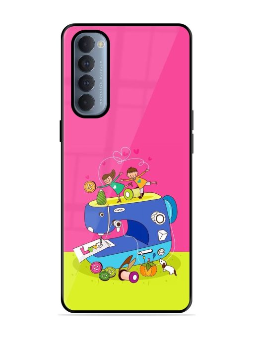 Sew Cute Glossy Soft Edge Case for Oppo Reno 4 Pro Chachhi