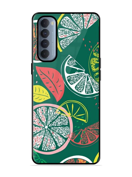 Citrus Symphony Glossy Soft Edge Case for Oppo Reno 4 Pro Chachhi