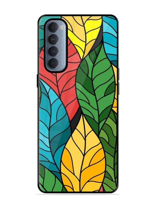 Foliage Fiesta Glossy Soft Edge Case for Oppo Reno 4 Pro Chachhi