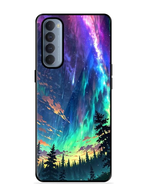 Cosmic Canvas Glossy Soft Edge Case for Oppo Reno 4 Pro Chachhi