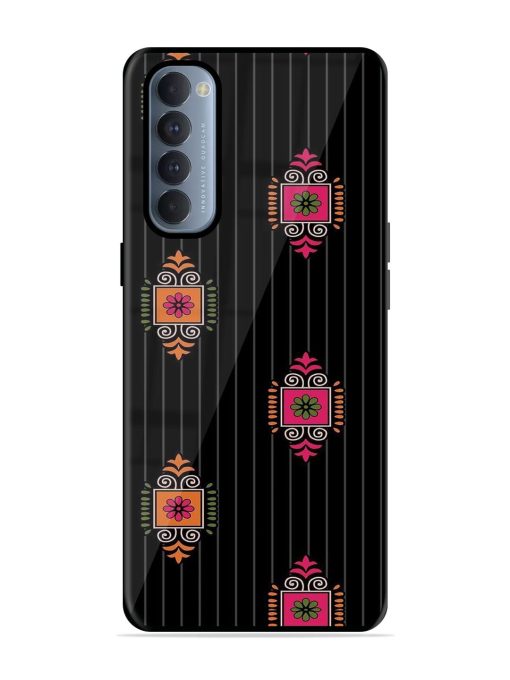 Ornate Elegance Glossy Soft Edge Case for Oppo Reno 4 Pro