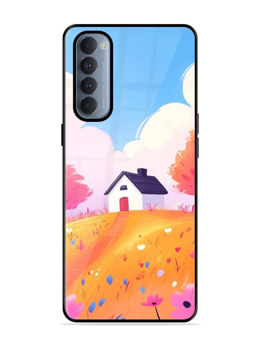 Hilltop Haven Glossy Soft Edge Case for Oppo Reno 4 Pro Chachhi