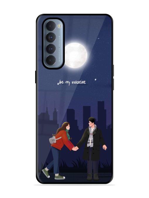 Moonlight Proposal Glossy Soft Edge Case for Oppo Reno 4 Pro Chachhi