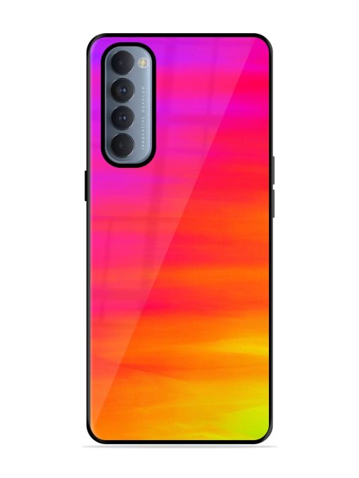 Neon Horizon Glossy Soft Edge Case for Oppo Reno 4 Pro Chachhi