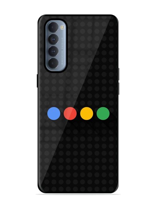 Google Dots Glossy Soft Edge Case for Oppo Reno 4 Pro Chachhi