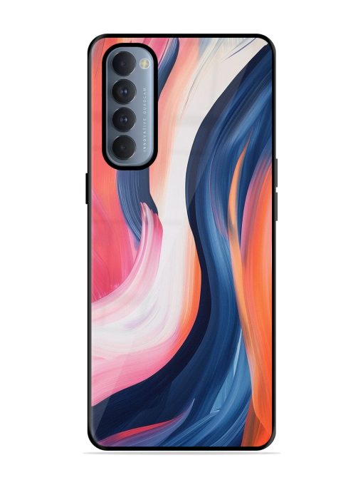 Whirling Hues Glossy Soft Edge Case for Oppo Reno 4 Pro Chachhi