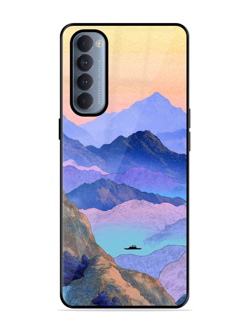 Mountain Mist Glossy Soft Edge Case for Oppo Reno 4 Pro Chachhi