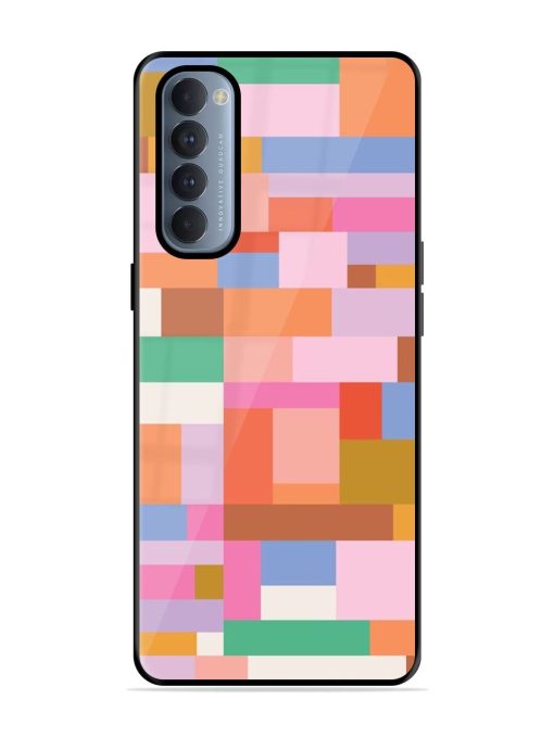 Colorful Chaos Glossy Soft Edge Case for Oppo Reno 4 Pro Chachhi