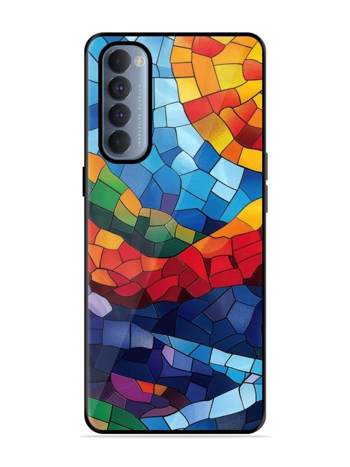 Mosaic Sunset Glossy Soft Edge Case for Oppo Reno 4 Pro Chachhi