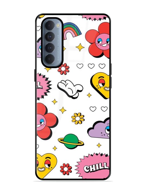 Whimsical Wonderland Glossy Soft Edge Case for Oppo Reno 4 Pro Chachhi