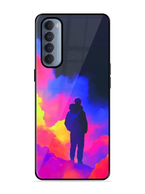 Cosmic Wanderer Glossy Soft Edge Case for Oppo Reno 4 Pro Chachhi