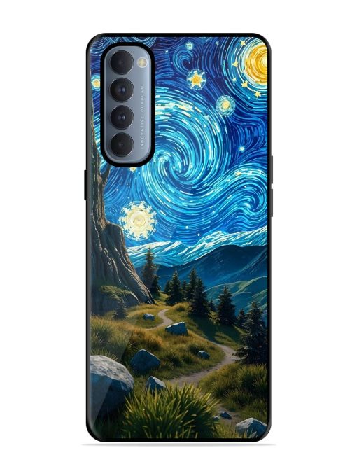 Starry Night In The Shire Glossy Soft Edge Case for Oppo Reno 4 Pro