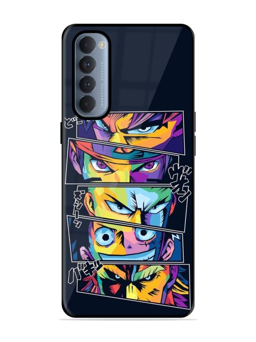 One Piece Powerhouse Glossy Soft Edge Case for Oppo Reno 4 Pro Chachhi