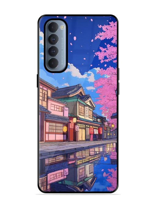 Tranquil Reflections Glossy Soft Edge Case for Oppo Reno 4 Pro Chachhi