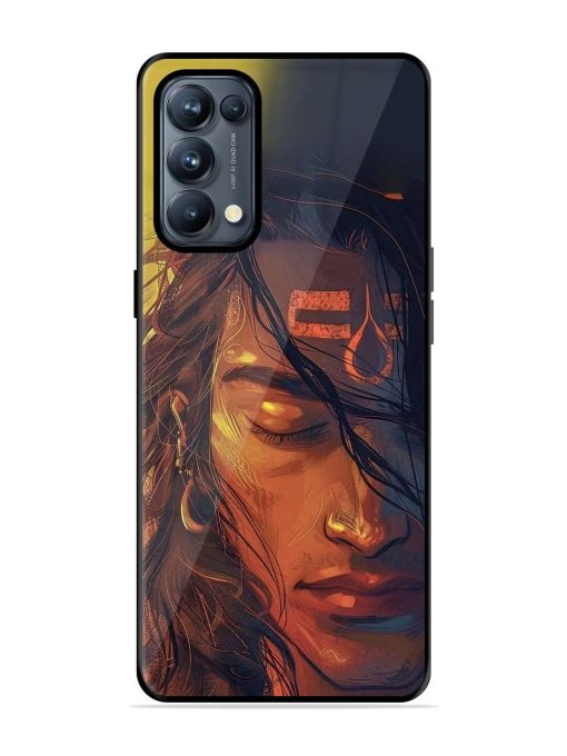 Tranquil Shiva Glossy Soft Edge Case for Oppo Reno 5 Pro (5G) Chachhi