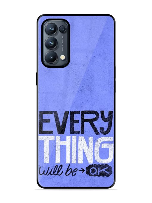 Hopeful Hues Glossy Soft Edge Case for Oppo Reno 5 Pro (5G) Chachhi