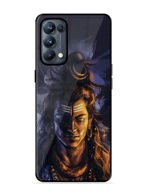 Lord Shiva Glossy Soft Edge Case for Oppo Reno 5 Pro (5G) Chachhi