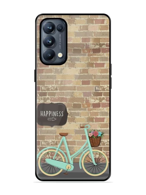 Pedaling Towards Happiness Glossy Soft Edge Case for Oppo Reno 5 Pro (5G) Chachhi